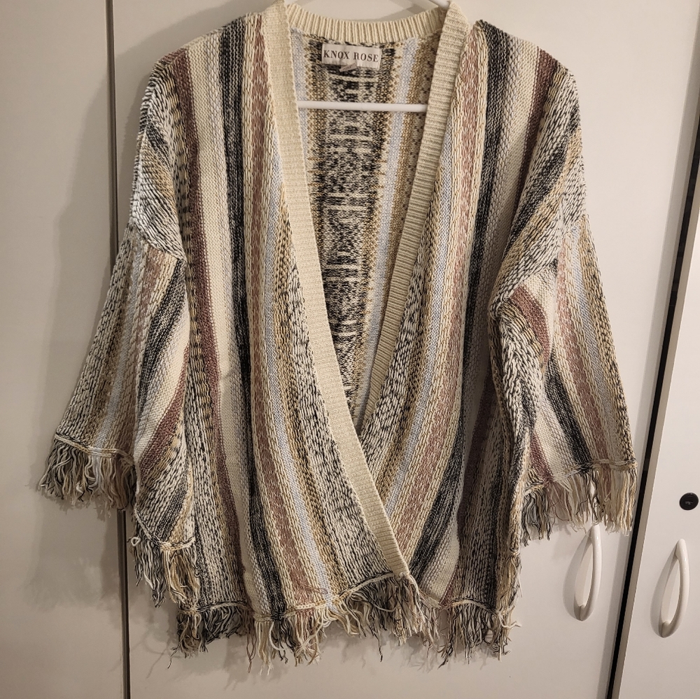 Knox Rose Womems Multicolor Medium Sweater